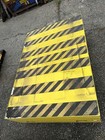 Industrial Safety Platform Yellow Black Striped 6  Wide X 4  Deep X 5  Thick