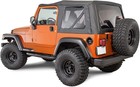 4pcs For 1997-2006 Jeep Wrangler Tj Premium Rear Soft Top   Upper Skins