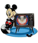 Disney Parks Mickey Mouse Pin 2025 70th Anniversary 3d Club Lenticular Tv Lr