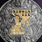 Queen s Gambit Chess Battle 3 Oz Silver Coin 7  Niue 2026