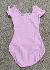 Capezio Short Sleeve Leotard Tb133 Pink Size M