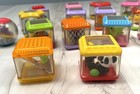 Lot 19 Fisher-price Infant Toddler Prek Sensory Peek-a-blocks Educational Toys