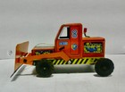 Vintage Japanese Tin Friction Truck With Snow Plow  No Box