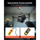 Uimoso Electric Hoist Crane Winch 1320 Lbs 328 Ft Wireless   14 Ft Wired Remote