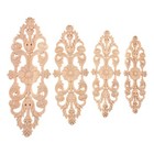 1pc Vertical Wood Applique 4 Size Onlays Trims European Style Home Wall Decor