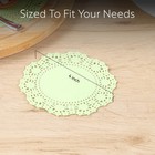 Pastry Tek 4 X 4 Inch Paper Lace Doilies 100 Disposable Table Doilies - Elegant