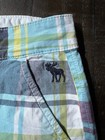 Y2k Abercrombie Girls Plaid Multicolor Shorts Size 14 Cotton Woven Pockets