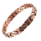Crystal Copper Magnetic Bracelet Women Balance Energy Power Arthritis Pain Joy