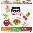 Purina Beneful Medleys Wet Dog Food Variety Pack Chicken Lamb Beef  30 Pack