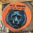 Vintage Impko West Virginia Black Bear State Animal Sew-on Patch Usa Souvenir
