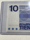 1968 Netherlands 10 Gulden Banknote P 91b No Zero