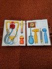Vintage 1977 Fisher-price Dr   medical Kit With Case Complete With Accessories