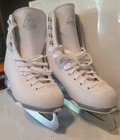 Jackson Ultima Finesse Womens girls Figure Ice Skates  White - Size 5