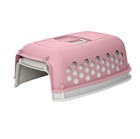 Vibrant Life Portable Plastic Dog Kennel 26  Pink Pet Crate  New  Sale