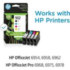 New Genuine Hp 902 4pk Ink Cartridges Officejet Pro 6961  6968