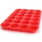 Silicone Mini Muffin 24 Cups Cupcake Pan Mini Muffin Tin Bpa Free And Dishwasher