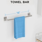 Brushed Nickel Bathroom Accessories Set  4 Pieces Bathroom Hardware Set  16 I   