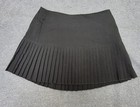 Vintage Odds  n Evens Womens Size 5 Black Pleated Drop Waist Mini Skirt Usa