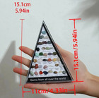 36pcs Quartz Crystal Chakra Healing Stones Hexagonal Meditation Set - New