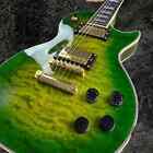 Hot Sell 1959 Slash Anaconda Burst Green Electric Guitar Brown Mahogany Body