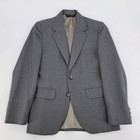 Christian Dior Boys 14 16 Gray Wool Blend Blazer Suit Jacket Tailored Usa