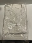Wonderwink Women s Long Knot Button White Lab Coat - 7908 - Size 8 Small