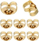 8 Pcs 14k Gold Earring Backs Replacement Ear Locking For Stud Earrings  Heavy Dr