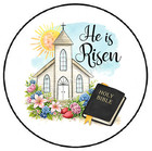 He Is Risen Church Easter Envelope Seals Labels Stickers Party Favors