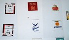 25  1950   s Cigarette Brand Label Photocopies Used In Cigarette Vending Machines