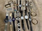19 Vintage Watch Lot -16 Women 3 Men Variety Styles Need Batteries Repair Parts
