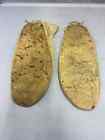 Pair Antique Native American Deerskin Beaded Moccasins Circa 1890-1920