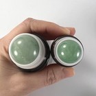 Glass Roll On Bottles 30ml 50ml Extra Large Amethyst Aventurine Rollers Underarm