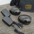   Sassi Stones Rechargeable Heated Massage Stones Hot Stone Set Dayspa Therapy