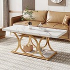  Rectangle Coffee Table  47 24-inch Modern Coffee Tables For Living Room  2 