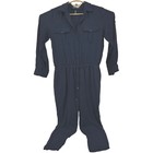 Lauren Ralph Lauren Navy Blue Long Sleeve Jumpsuit Size 8 Women s