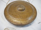 Big 20 Inch Diameter Bronze Burmese Nipple Temple Gong- Hand Made 
