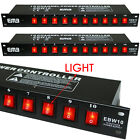 4x Emb Ebw10 10 Outlets Rack Mount Power Supply Ac 110v 220v Surge Protector
