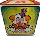 Mattel Jack In The Box All Metal Music Crank Clown Tin Toy 1971 - Works Vintage