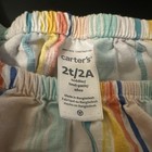 Carter s 2t Striped Short Sleeve Top 100  Cotton  Toddler