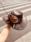 Jojo s Bizarre Adventure Sbr Gyro Zeppeli Cosplay Hat Cowboy Hat Goggles Gifts