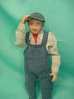 Miniature Dollhouse--handy Man Doll--ooak Sculpt--artist Delores Coles--1 12