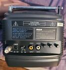 2001 Rca 5 Inch Screen B W Portable Tv W Am Fm Radio Model 16 3006  Power Cord