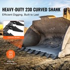 Bucket Tooth Bar 66   Tractor Bucket 8 Teeth Bar 4560 Lbs Load-bearing