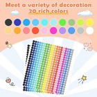 6720 Pcs Small Dot Stickers Round Color Coding Labels Circle Dot Stickers