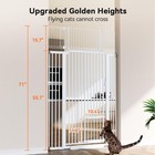 71  Extra Tall Pet Gate For Cats  29 5-40 6  Extra Wide With Adjustable Cat D   