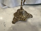 Antique Ornate Brass Cherub  5 Candle Holder  Pair Of Two