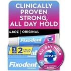 Fixodent Complete Original Denture Adhesive Cream 2 4 Oz 3 Pack New