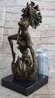 Handmade  medusa Bronze Sculpture Marble Atatue By Aldo Vitaleh Figurine Figure