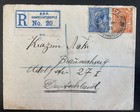 1921 British Post Office In Constantinople Turkey Cover To Brunswick Germany