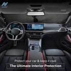 Autovir Car Windshield Sun Shade Ultimate Uv Heat Protection Compact Design